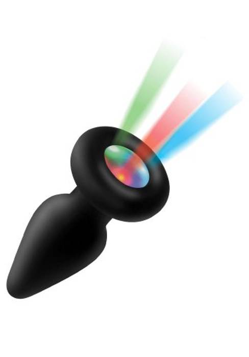 Light-Up Silikon Analplugg, Small