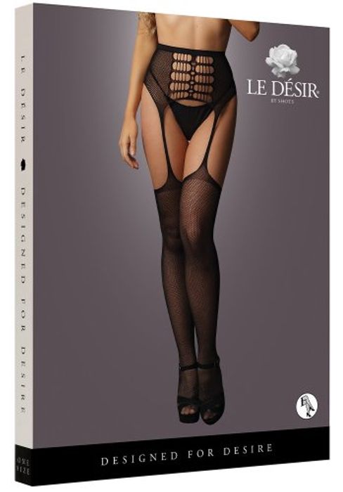 High-Waist garterbelt stockings