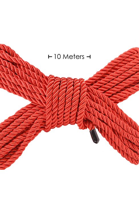 Ouch! Bondage Rope 10 m - Red