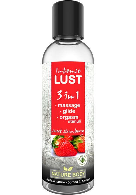 Huvudbild Intense Lust 3 in 1, Sweet Strawberry 100 ml
