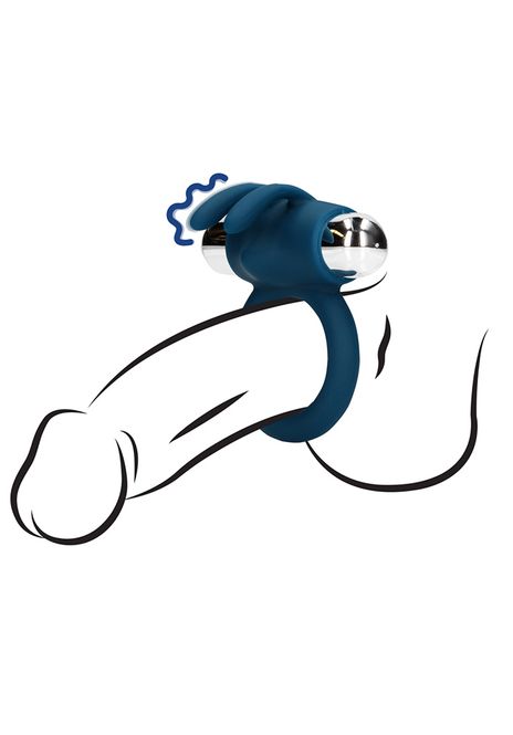 Huvudbild Loveline Vibrating Rabbit Cockring