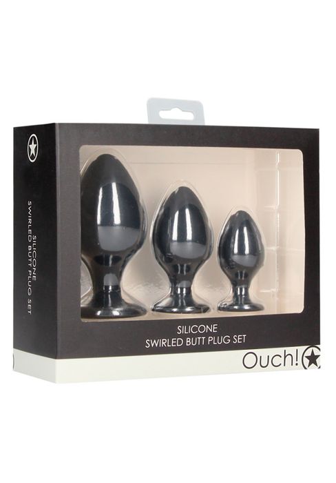 Ouch Swirled Analplugg Set